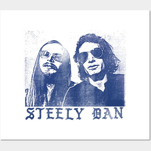 Steely Dan /\/\ Retro Faded Style Design Wall Art by DankFutura